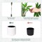 Money Tree Artificial - 6 FT Tall Fake Tree with Decorative planters - Large Faux Plants Lifelike Branches & Foliage - Artificial Plants Indoor for Home Office Living Room Decor